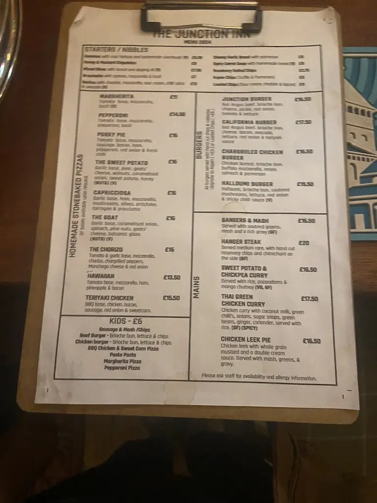 Menu_The Junction Inn_Groombridge_image_2