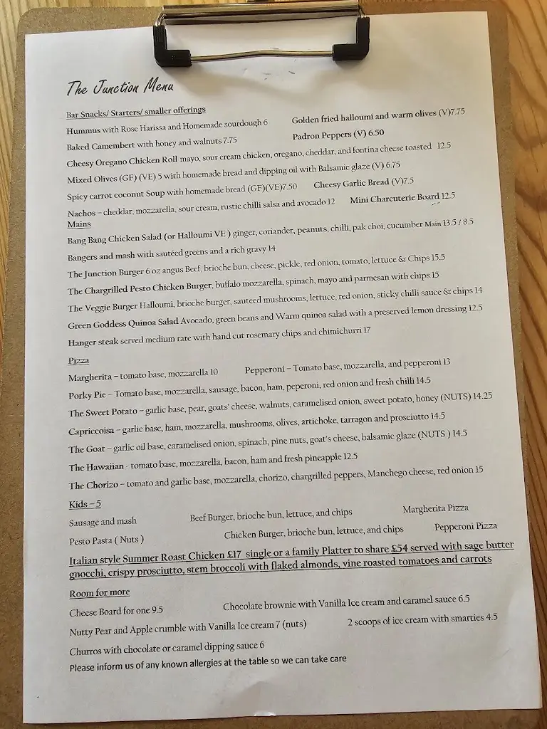 Menu_The Junction Inn_Groombridge_image_3
