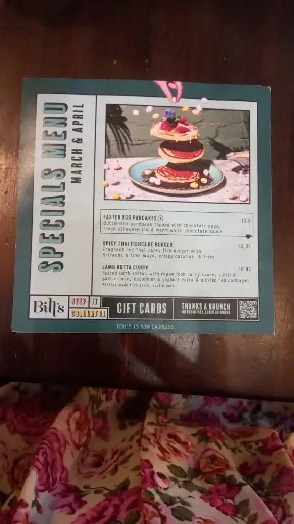 Menu_Bill's Bluewater Restaurant_Greenhithe_image_3