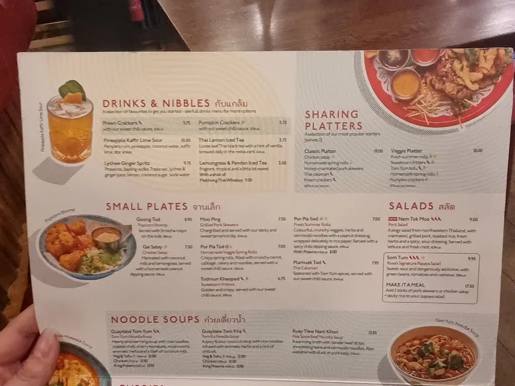 Menu_Rosa's Thai Bluewater_Greenhithe_imagen_4
