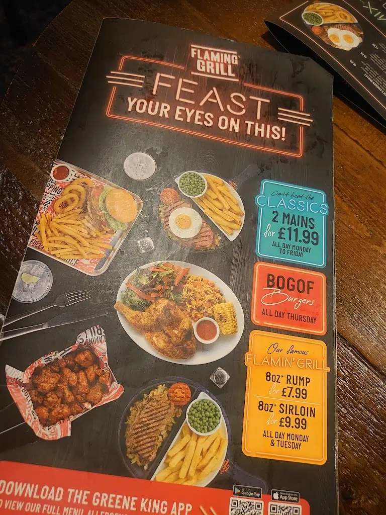 Menu_The Bull_Greenhithe_image_2