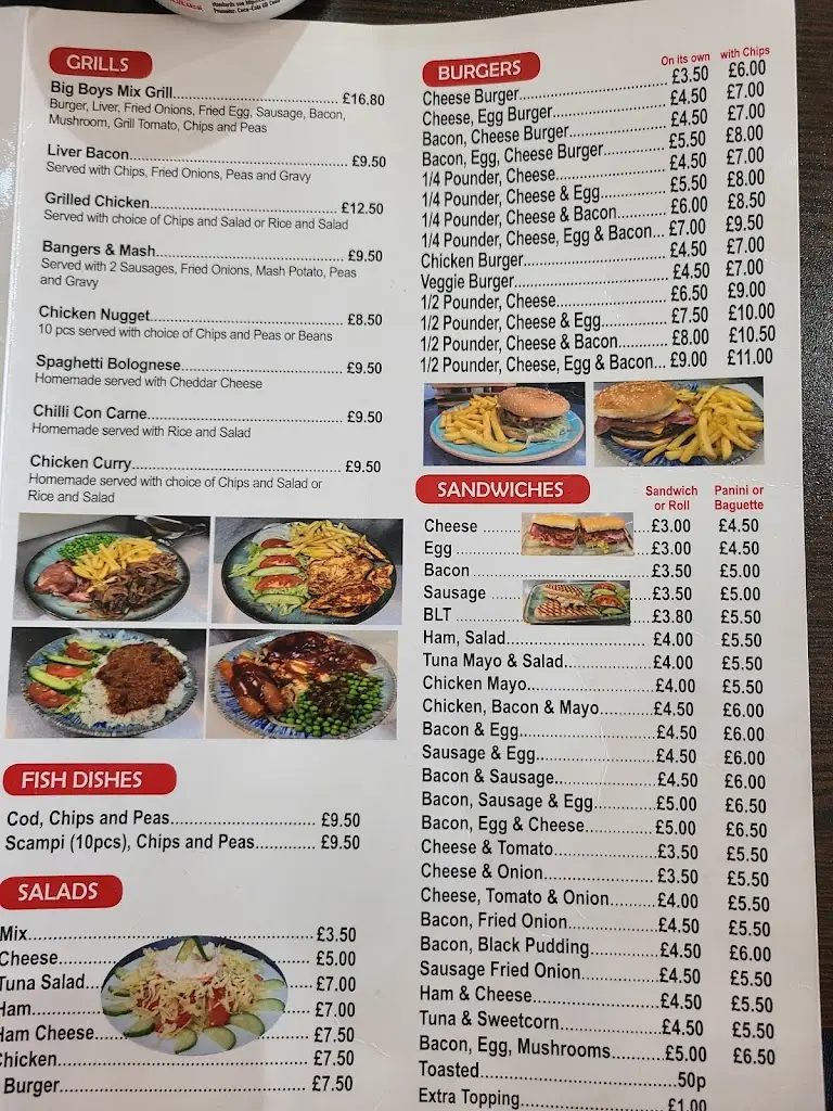 Menu_Big Boys Cafe_Greenford_immagine_2