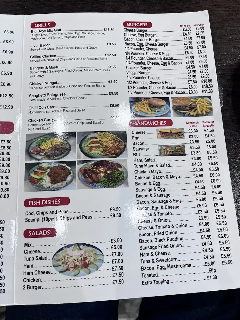 Menu_Big Boys Cafe_Greenford_immagine_3