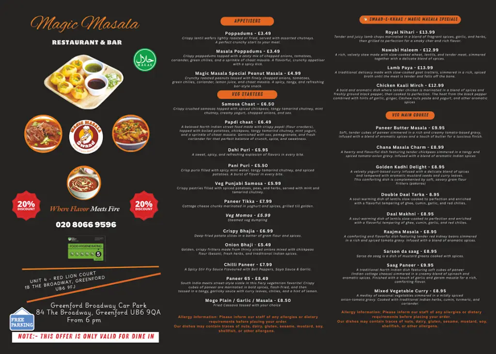 Menu_Magic Masala Greenford_Greenford_image_2