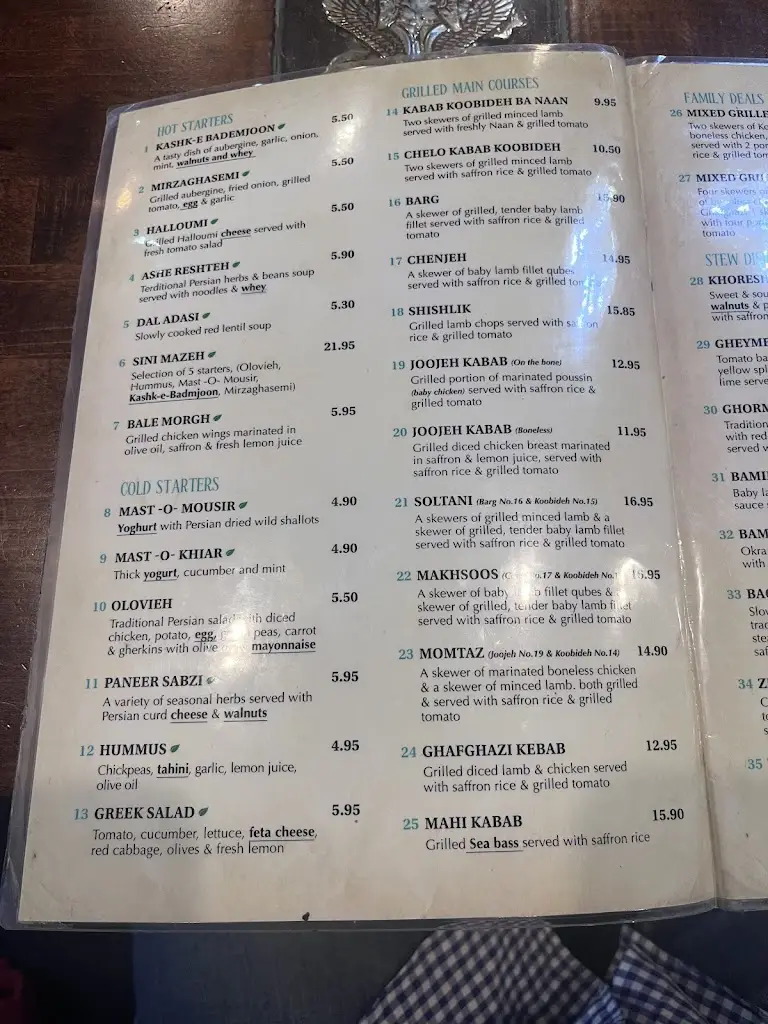 Menu_Taste of Persia_Greenford_image_3