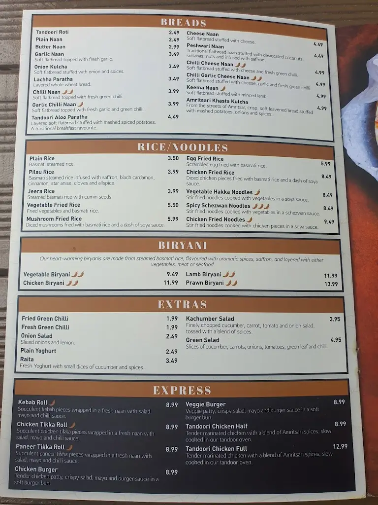 Menu_Arena Lounge UK_Greenford_image_2