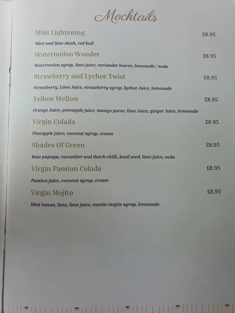 Menu_Arena Lounge UK_Greenford_image_3