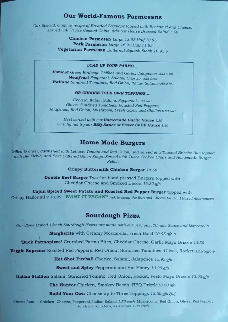 Menu_The Buck_Great Ayton_image_1