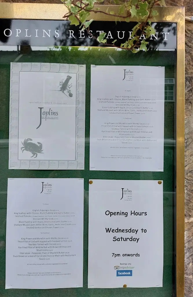 Menu_Joplins_Great Ayton_immagine_1