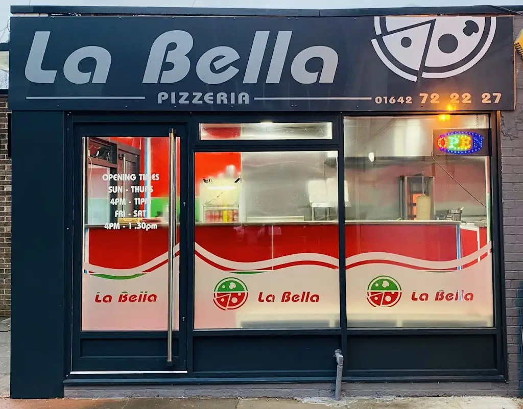 La Bella Pizzeria restaurant in Great Ayton