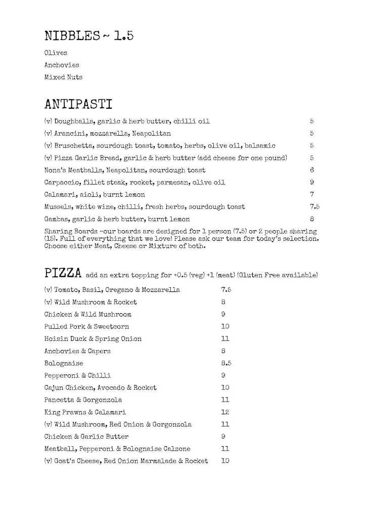 Menu_il mulino_Great Ayton_image_2