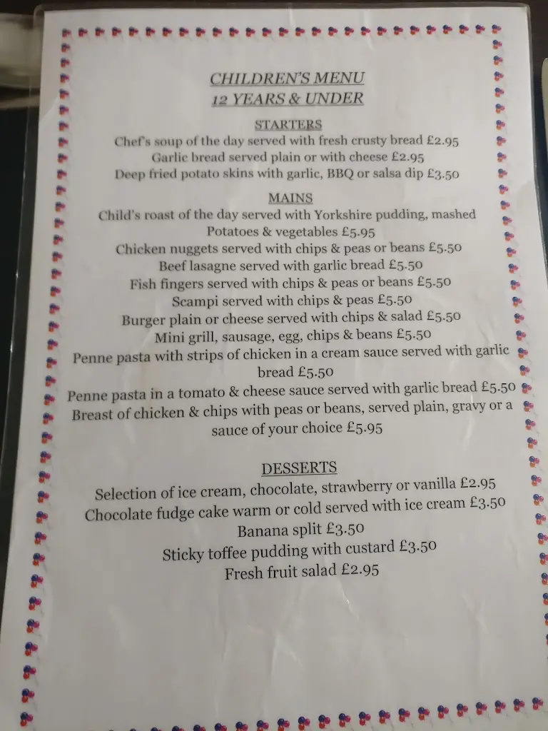 Menu_The Treebridge Hotel_Great Ayton_image_1
