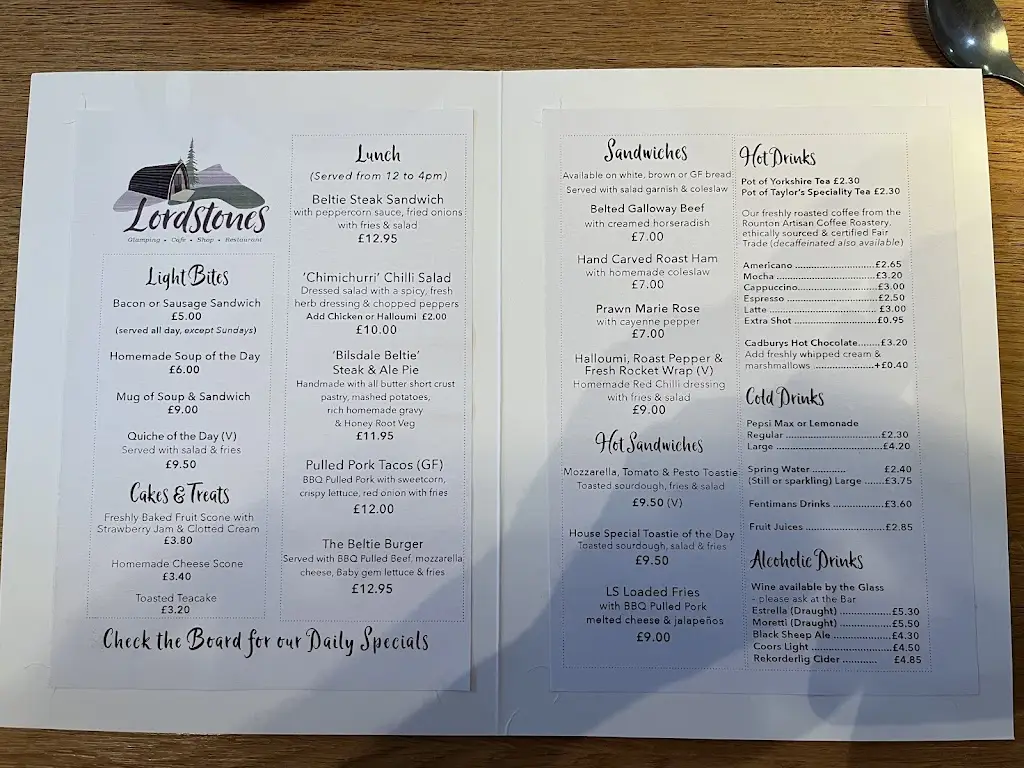 Menu_Lord Stones Country Park_Great Ayton_image_1