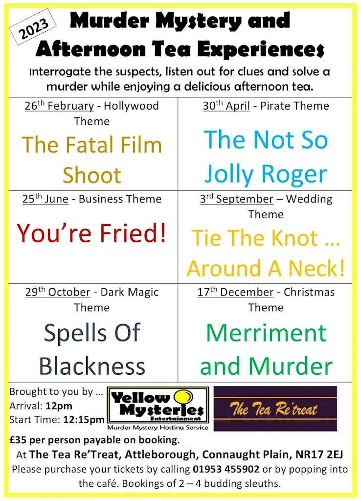 Menu_The Tea Retreat_Attleborough_image_2