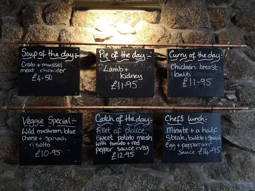 Menu_The White Hart Inn_Gunnislake_immagine_1
