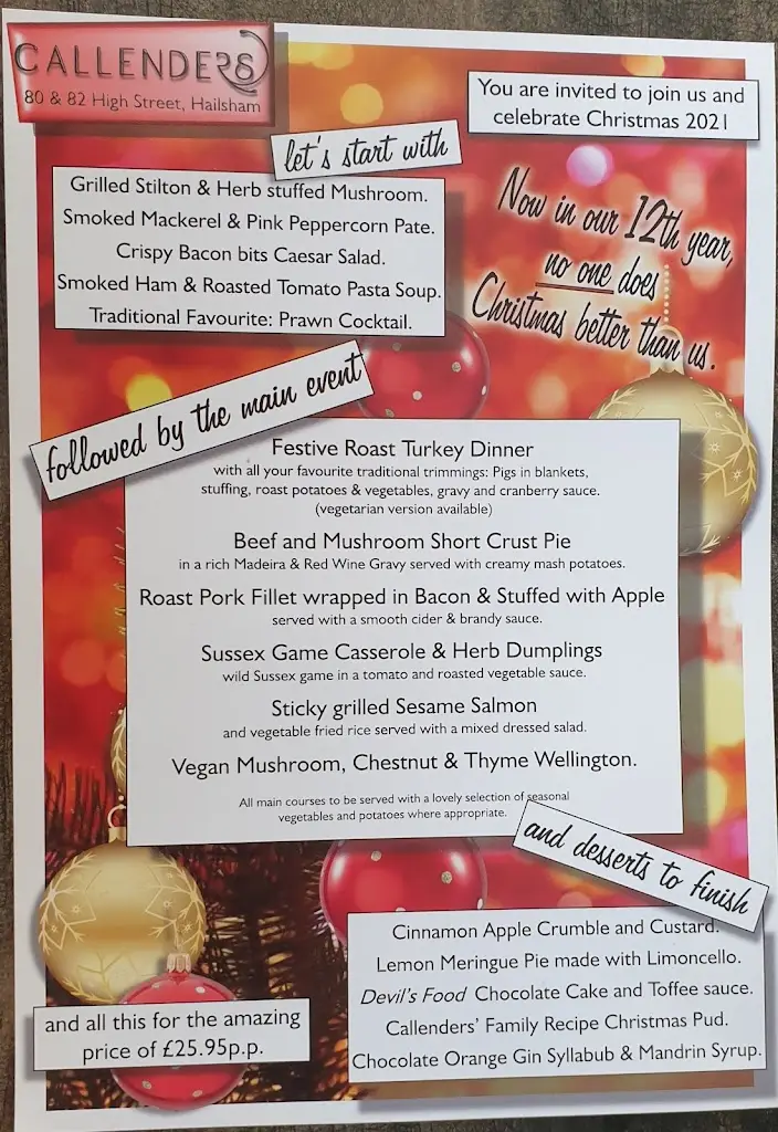 Menu_Callenders Restaurant_Hailsham_image_4
