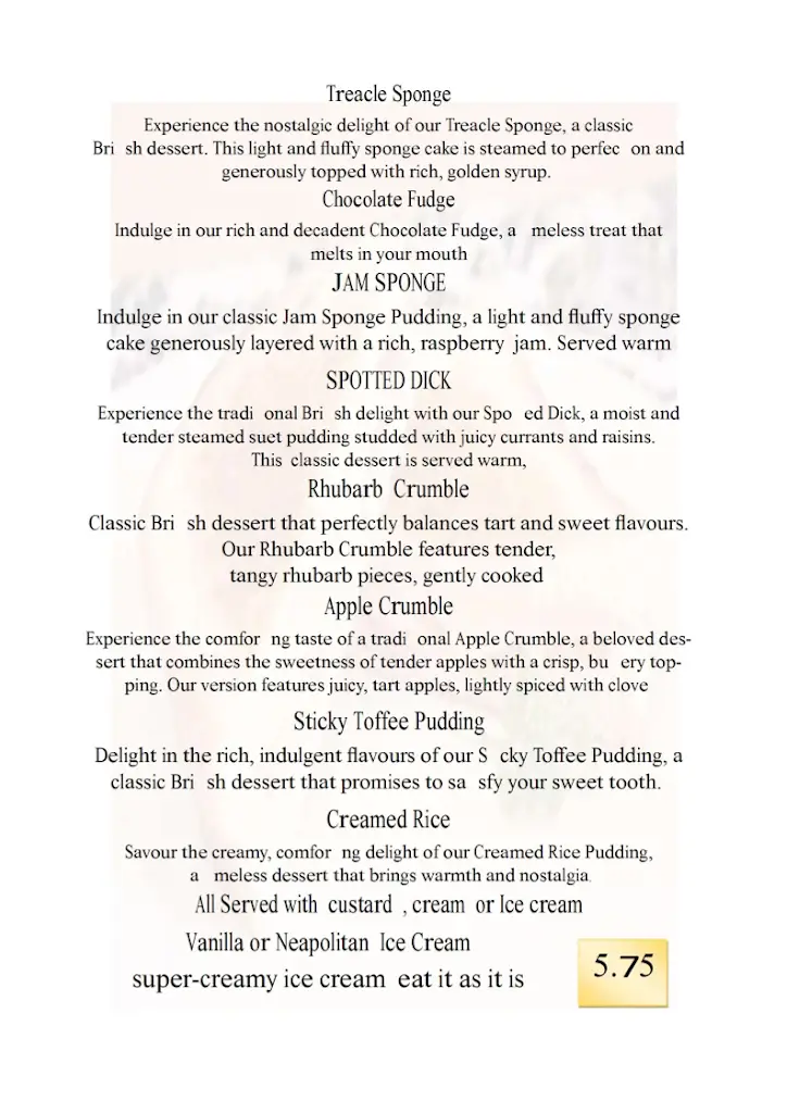 Menu_The Locomotive Pub & Restaurant_Halstead_immagine_1