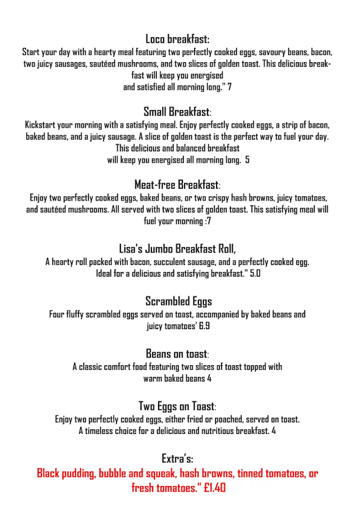 Menu_The Locomotive Pub & Restaurant_Halstead_immagine_3