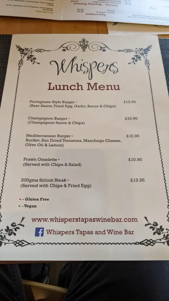 Menu_Whispers Wine Bar_Halstead_image_1