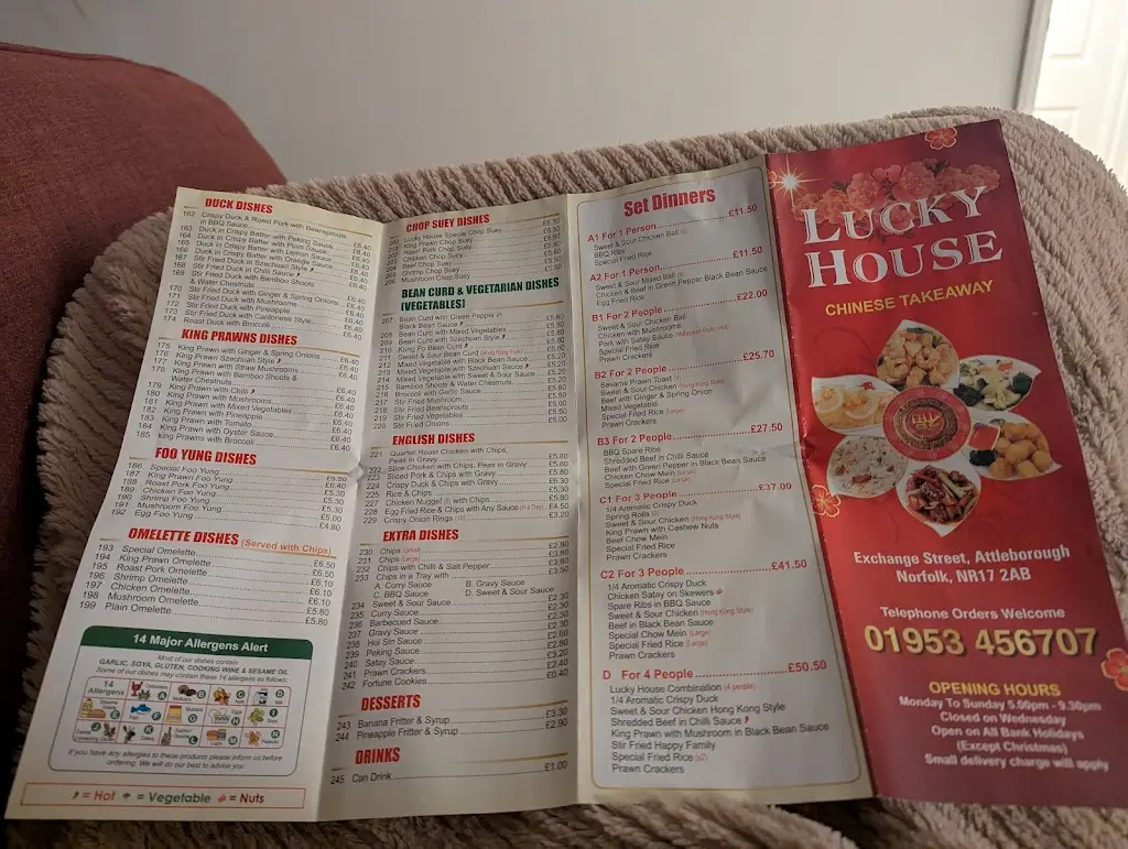 Menu_The Lucky House_Attleborough_image_2