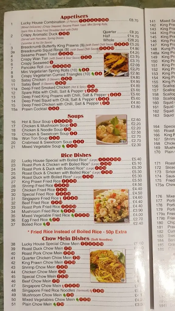 Menu_The Lucky House_Attleborough_image_4