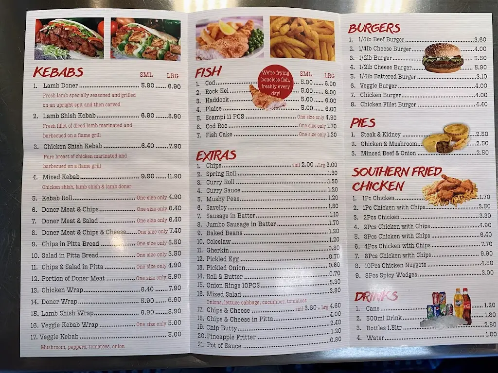 Menu_Sea Star Fish Bar_Attleborough_image_1