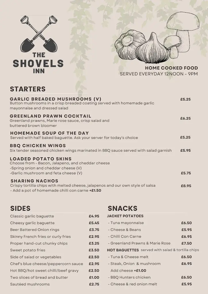 Menu_The Shovels Inn_Hambleton_image_4