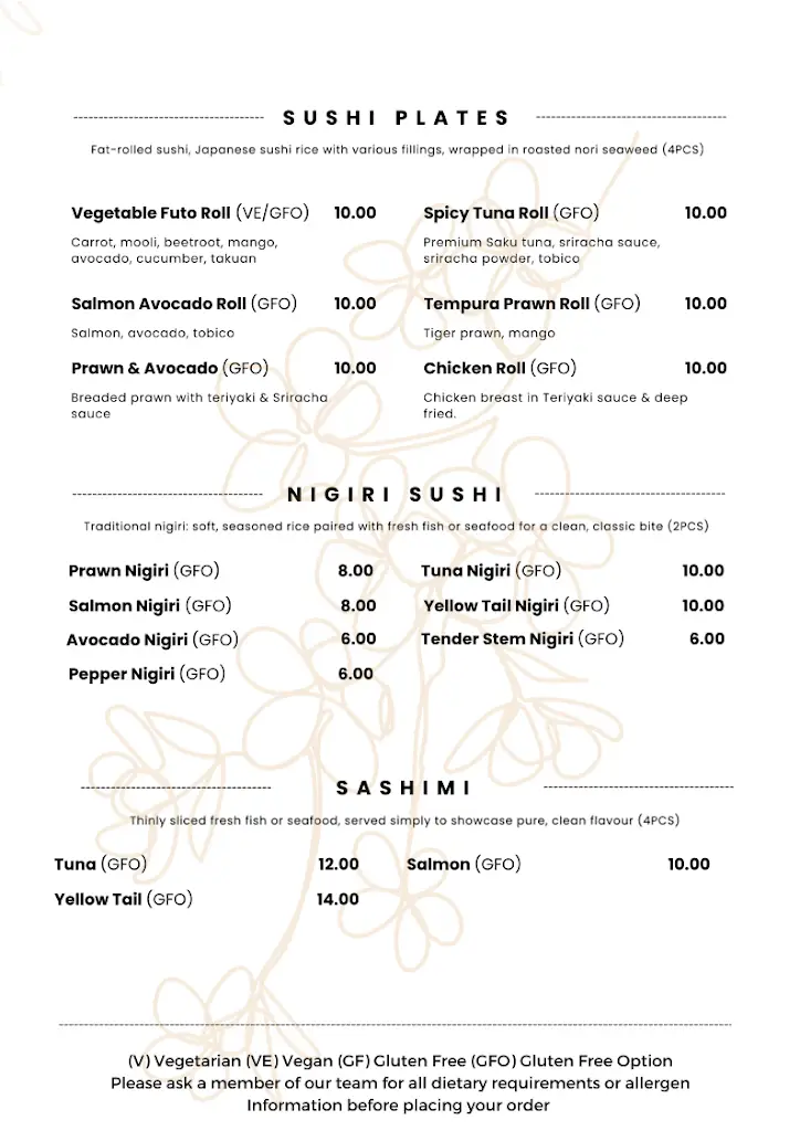 Menu_East at West One_Hagley_image_4