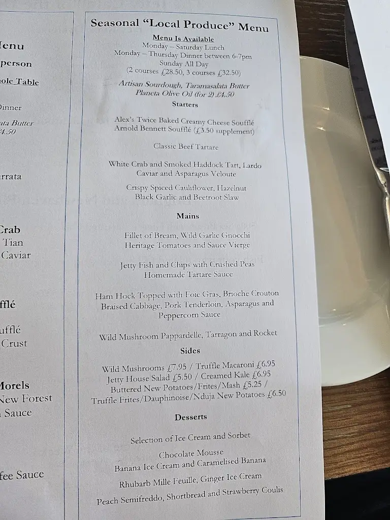 Menu_The Jetty_Hampshire_image_2