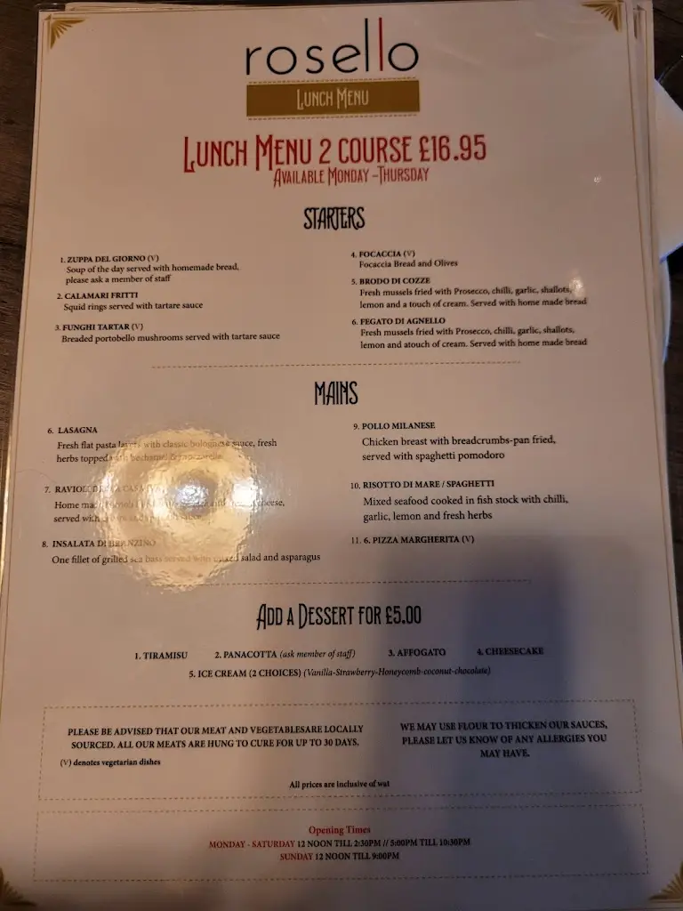 Menu_Rosello Restaurant_Albrighton_image_2