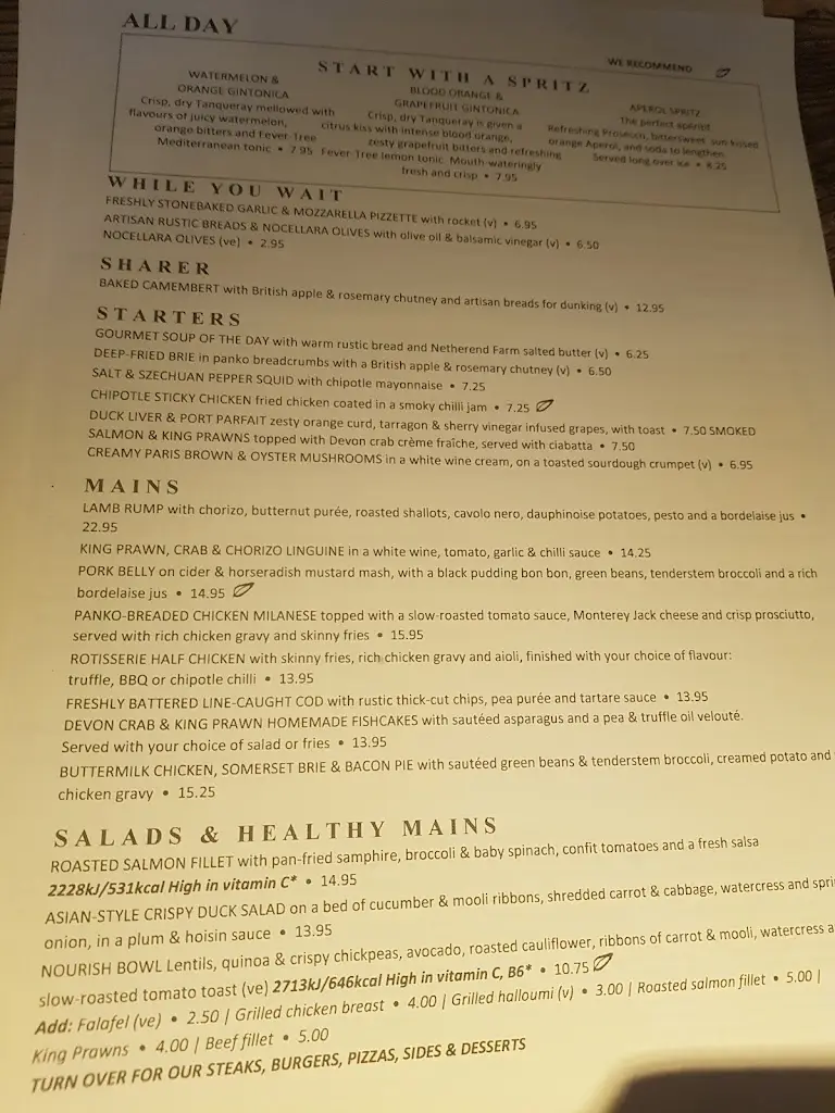 Menu_Red Lion Handcross_Handcross_image_1