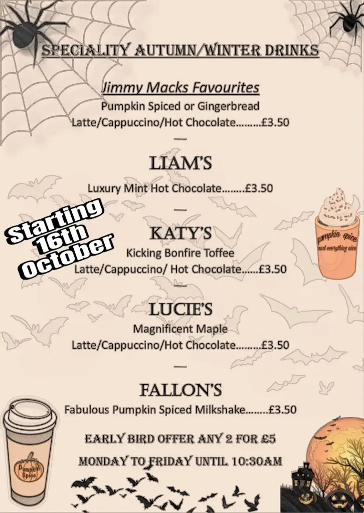 Menu_Jimmy Macks_Halesowen_image_1