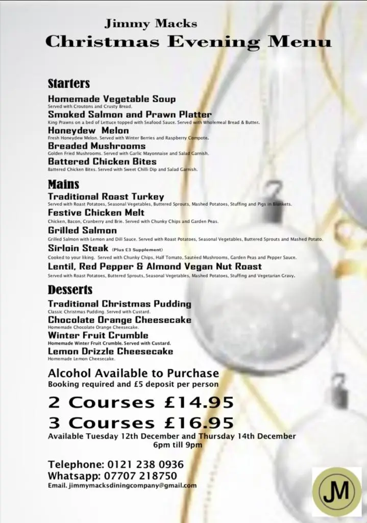 Menu_Jimmy Macks_Halesowen_image_2