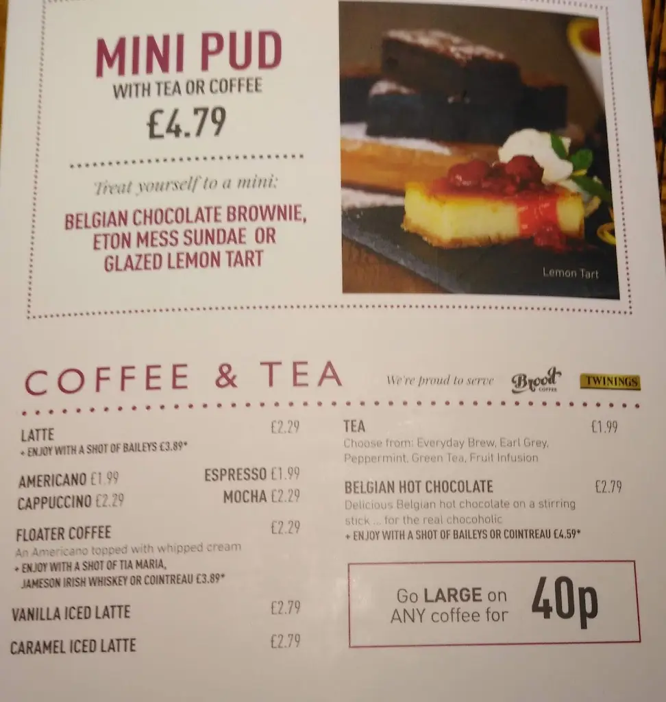 Menu_The Royal Oak_Halesowen_image_2