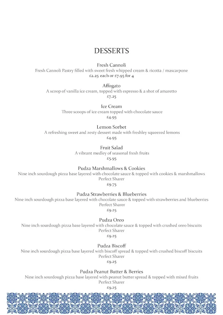 Menu_Tredici Wood Fired Pizzeria_Grimsby_image_1