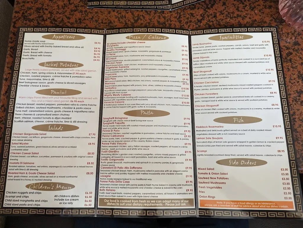 Menu_Da Vinci_Grimsby_image_1