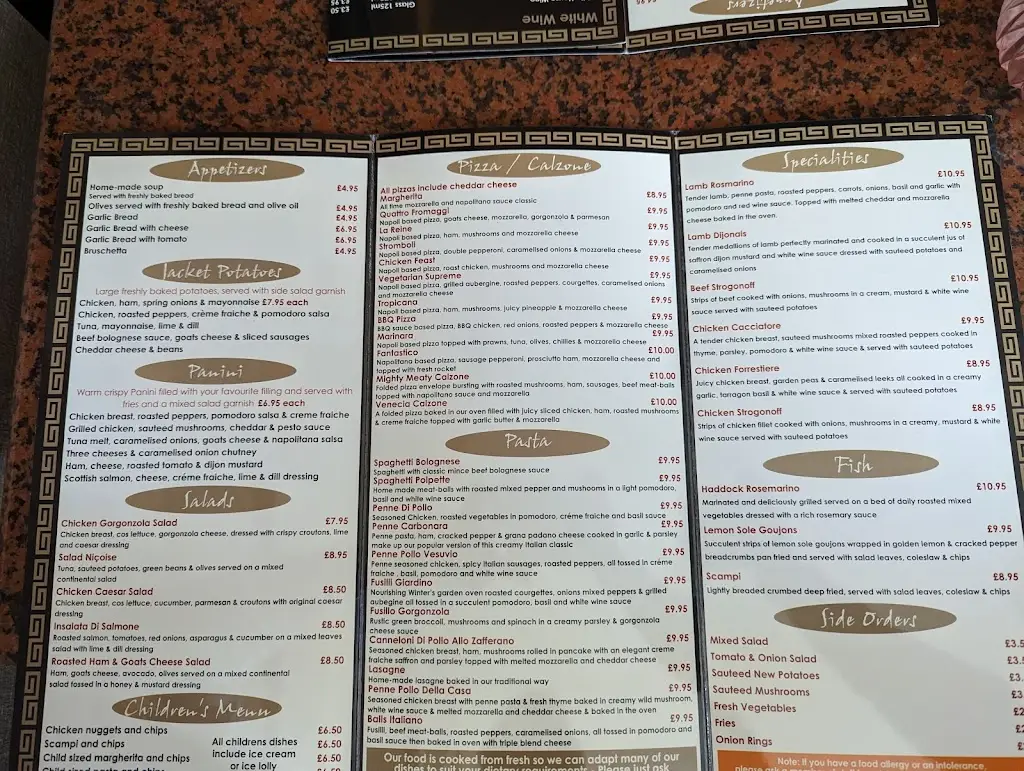 Menu_Da Vinci_Grimsby_image_4