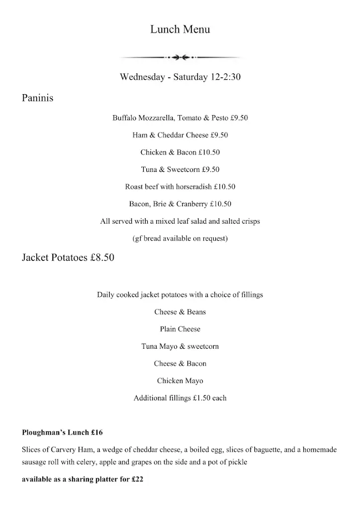 Menu_The Vine at Hannington_Hannington_image_4