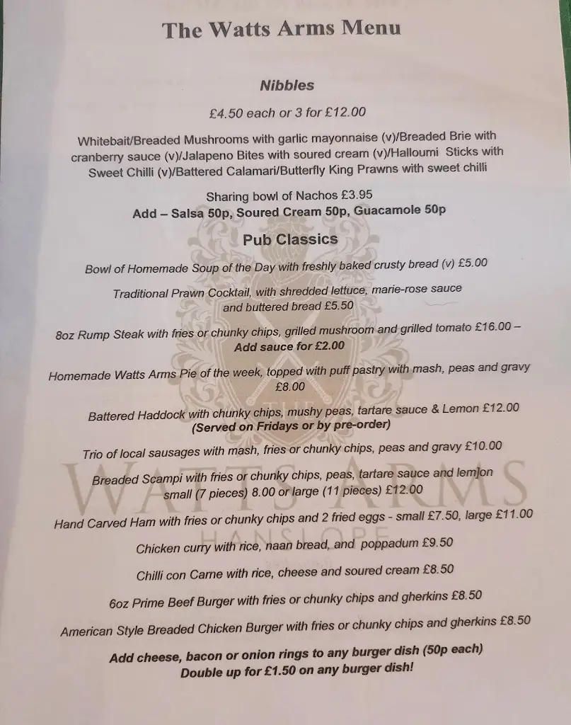 Menu_The Watts Arms_Hanslope_image_1