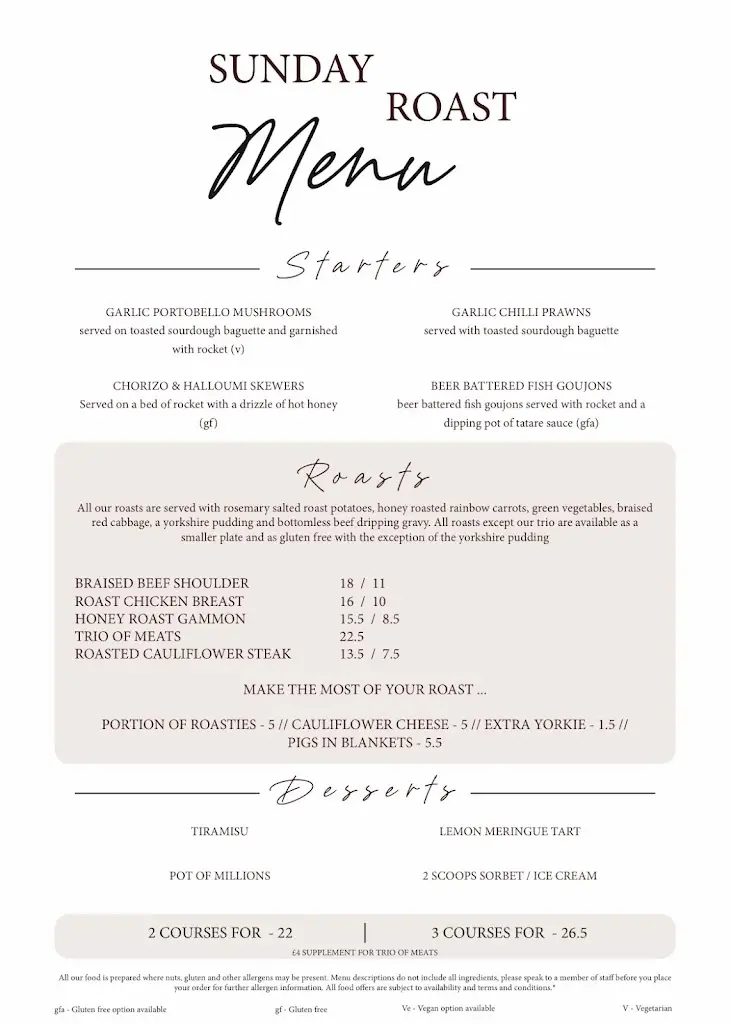 Menu_The Shakespeare Inn_Harbury_image_3