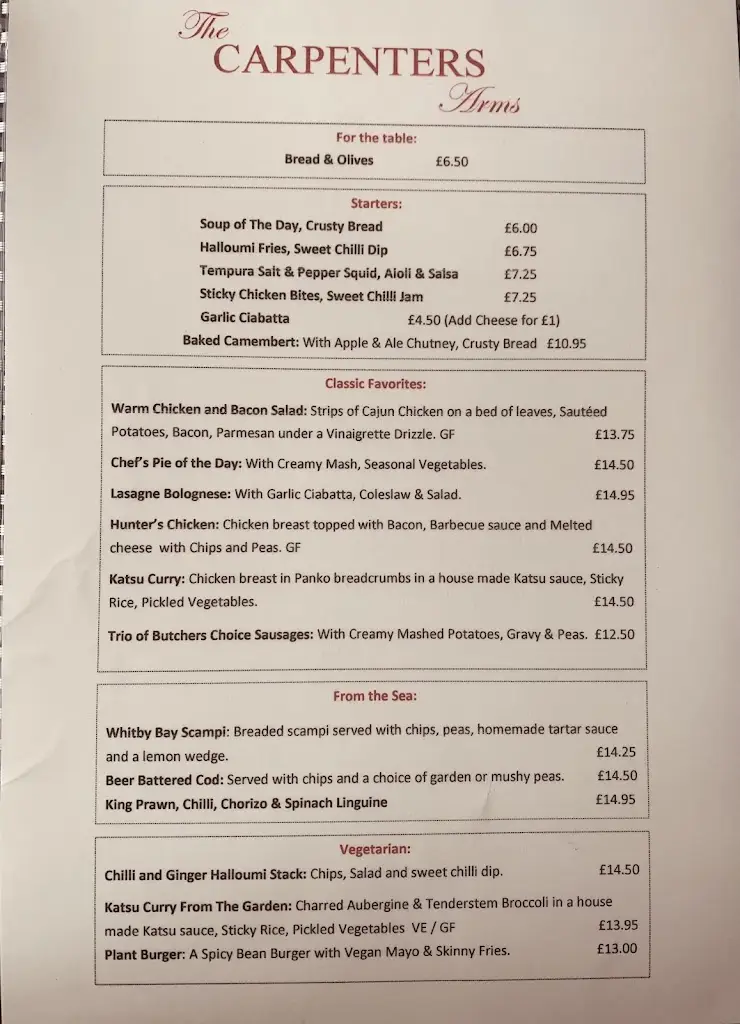 Menu_The Carpenters Arms_Harlington_image_2