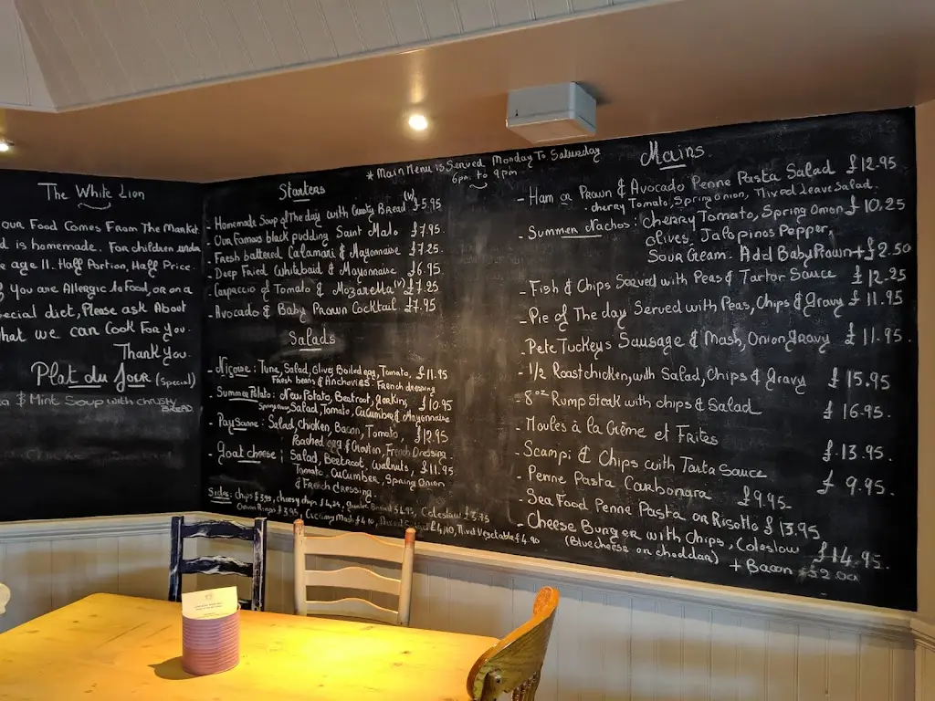 Menu_The White Lion_Hampton in Arden_image_4