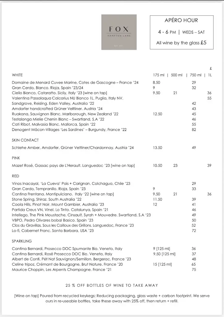 Menu_Fox, Hampton Lane_Hampton in Arden_image_4