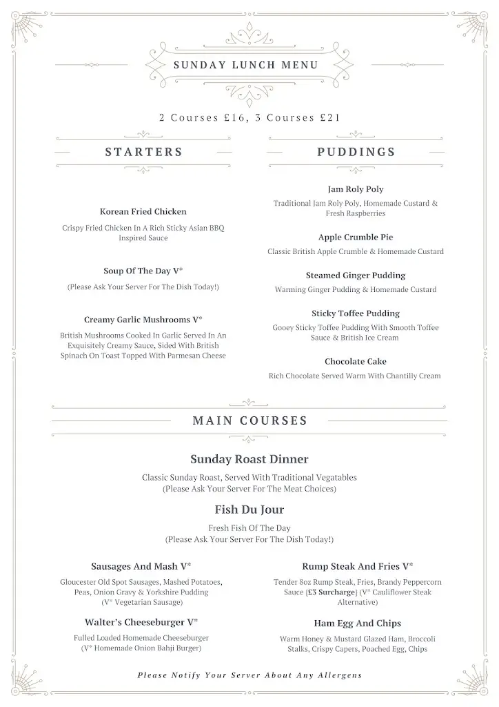 Menu_Walters at the Wheatsheaf_Badsey_image_3