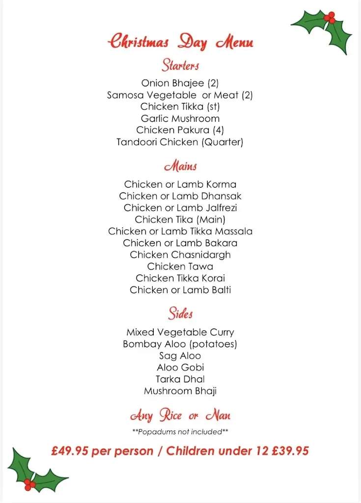 Menu_Taste Of Raj_Harleston_image_1