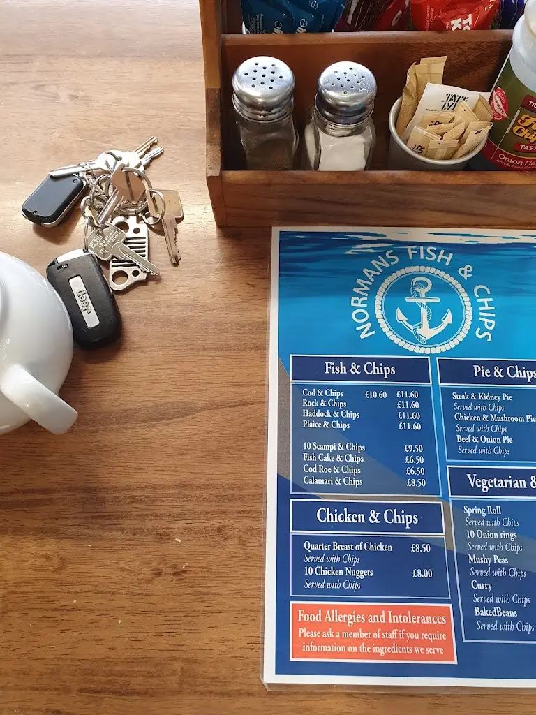 Normans Fish & Chips restaurant in Harleston