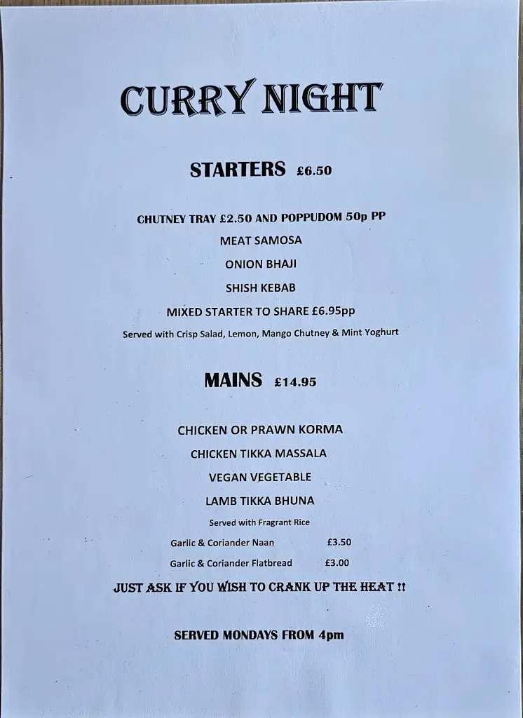 Menu_Hapton Inn_Hapton_immagine_3