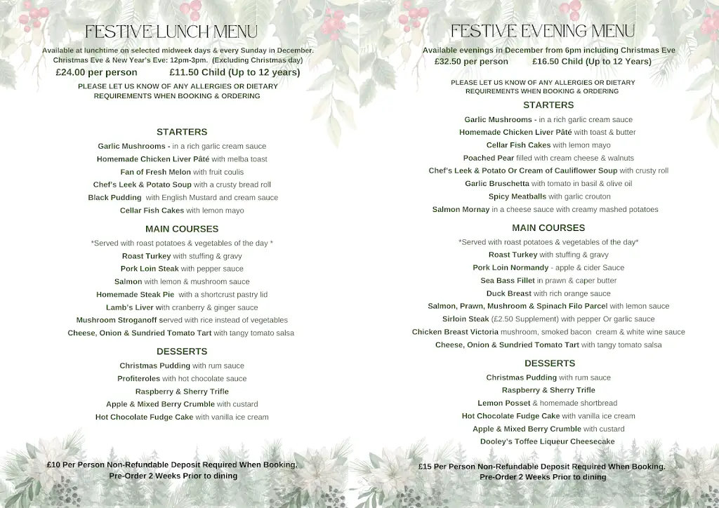 Menu_The Cellar Restaurant_Hapton_image_2