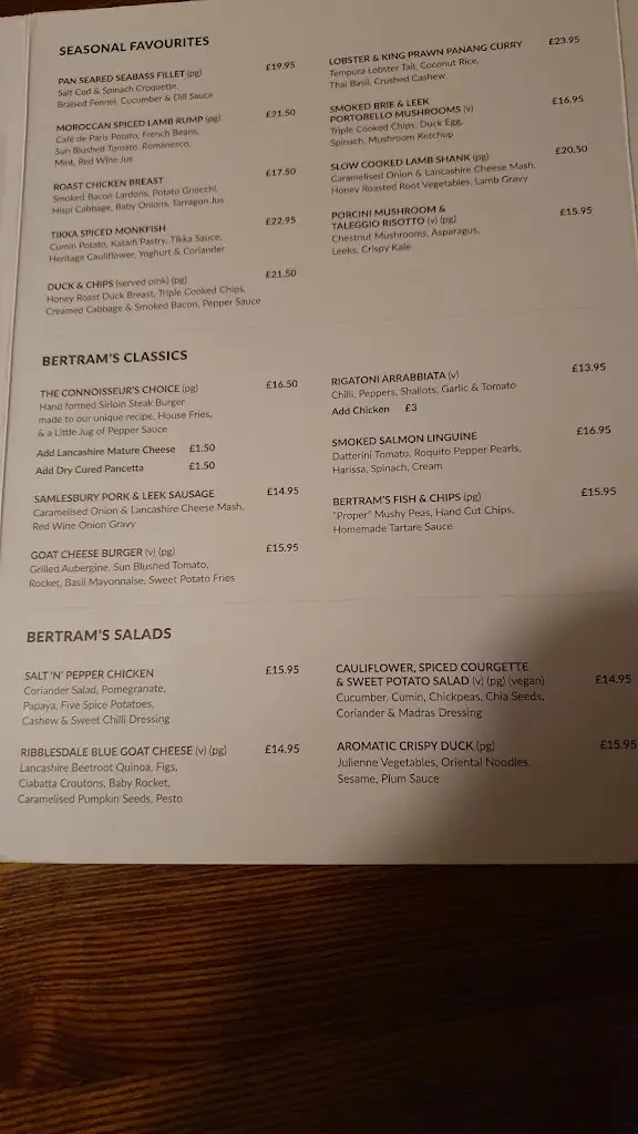 Menu_Bertram's Restaurant_Hapton_image_4