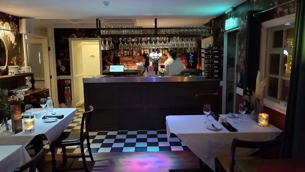 The Courtyard Room at The Lawrence restaurant in Hapton